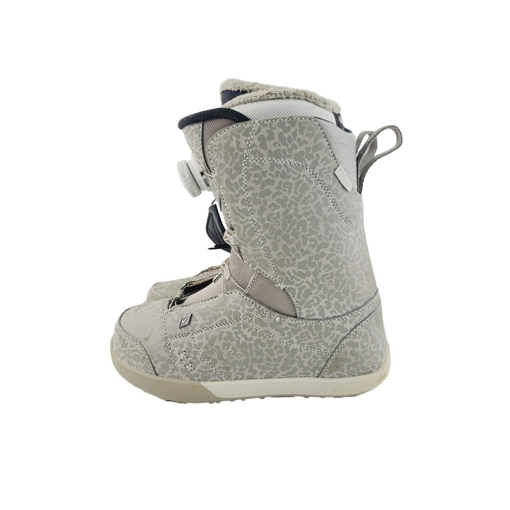 K2 Haven, Round Toe Snowboard  / Winter Sports Boots Women's Size 6.5 Grey Beige